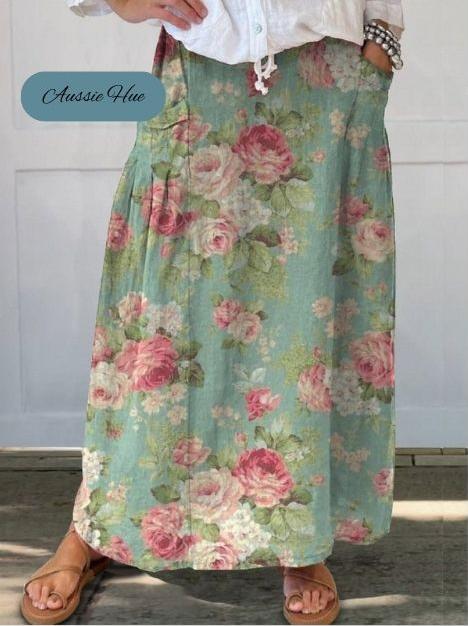 Floral Maxi Skirt