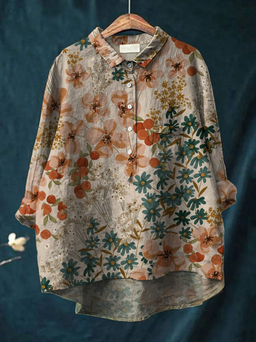 Golden Hour Flowers Shirt