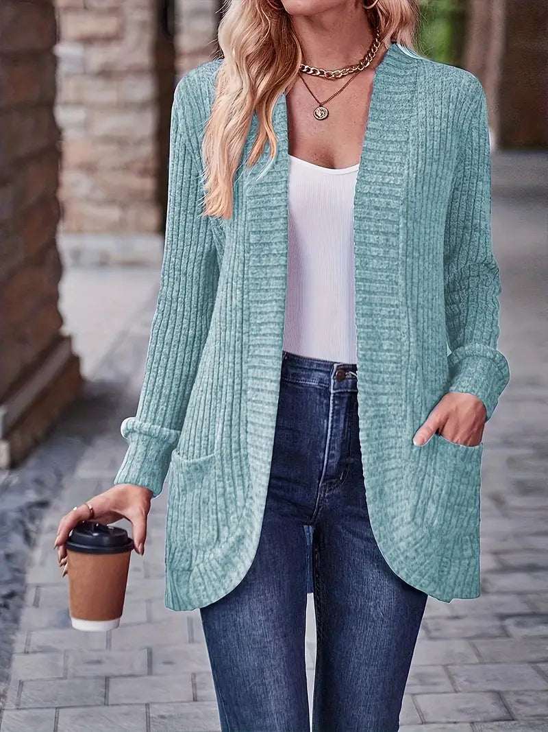 Divina™ | Open-Front Knit Cardigan