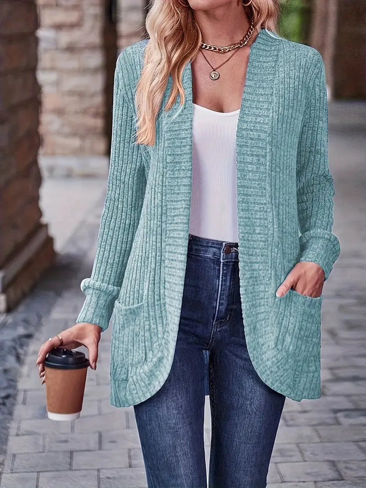Divina™ | Open-Front Knit Cardigan