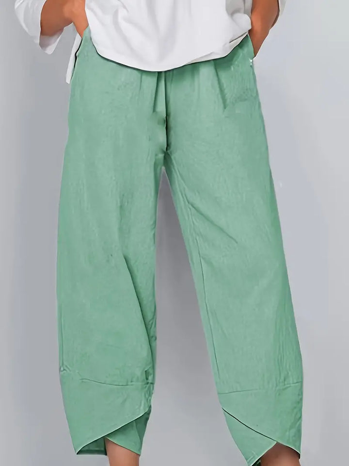 Relaxed Cotton Linen Pants