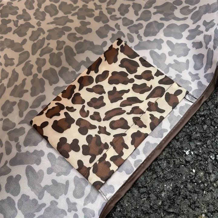 Leopard Print Reusable Tote Bag