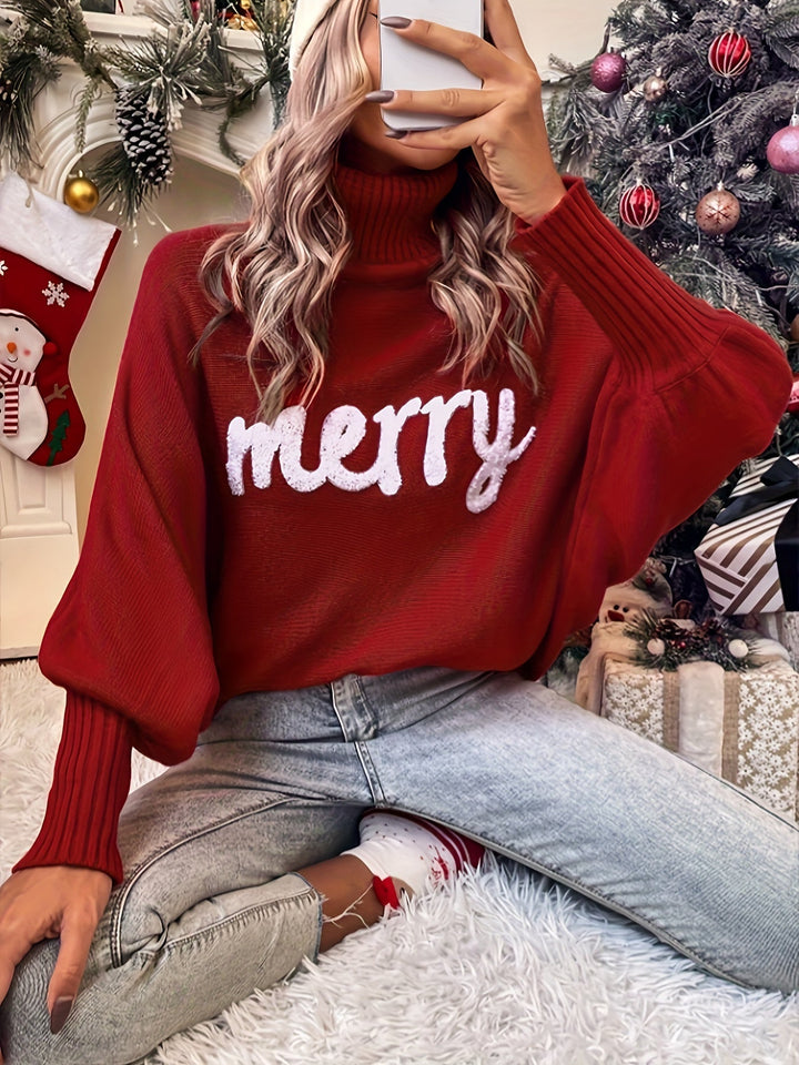 Nova | Merry Christmas Turtleneck