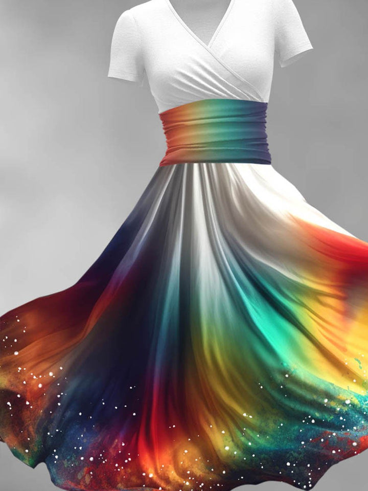 Hazel | Rainbow Burst Dress