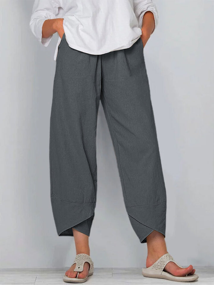 Relaxed Cotton Linen Pants