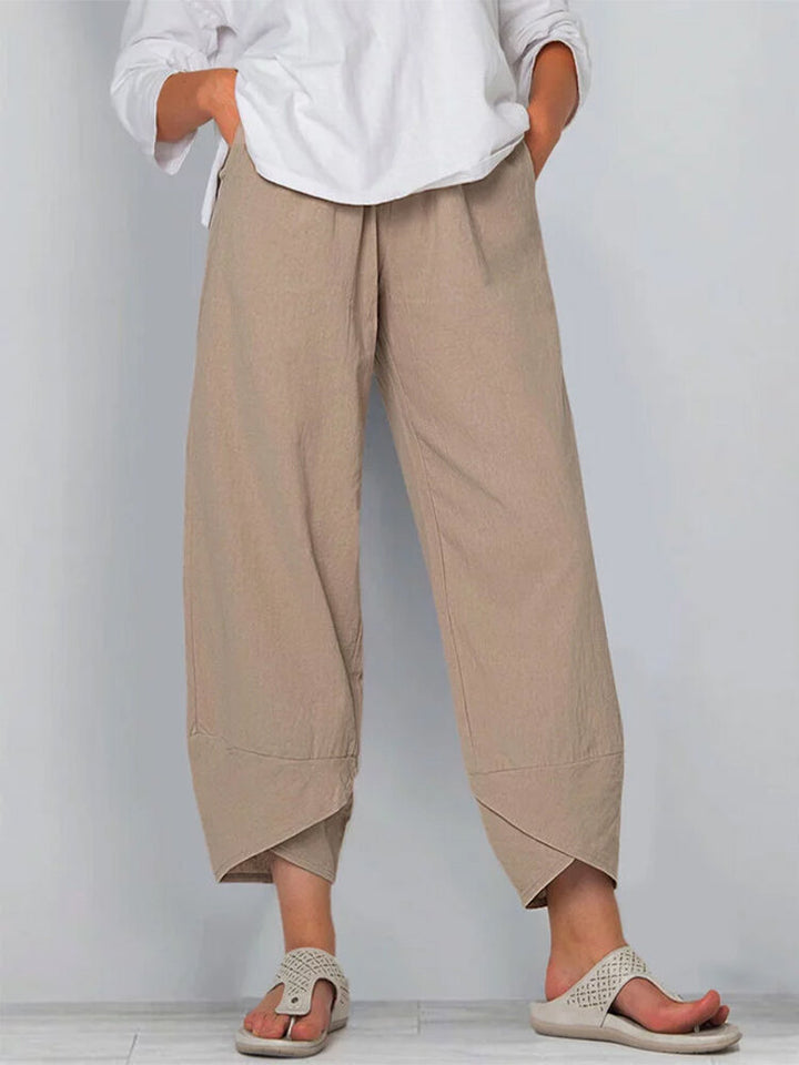 Relaxed Cotton Linen Pants