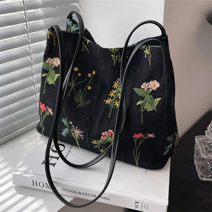 Bella™ Floral Embroidered Tote Bag