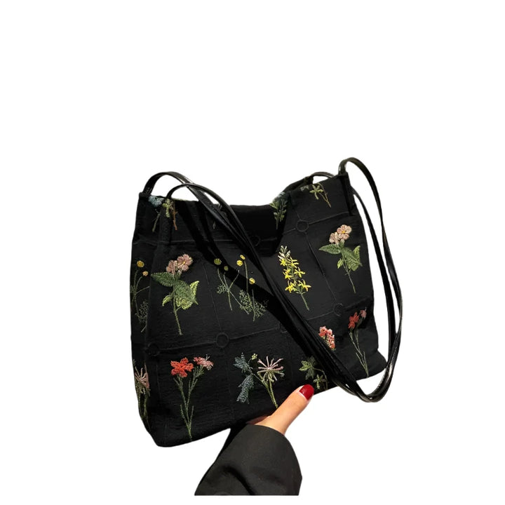 Bella™ Floral Embroidered Tote Bag