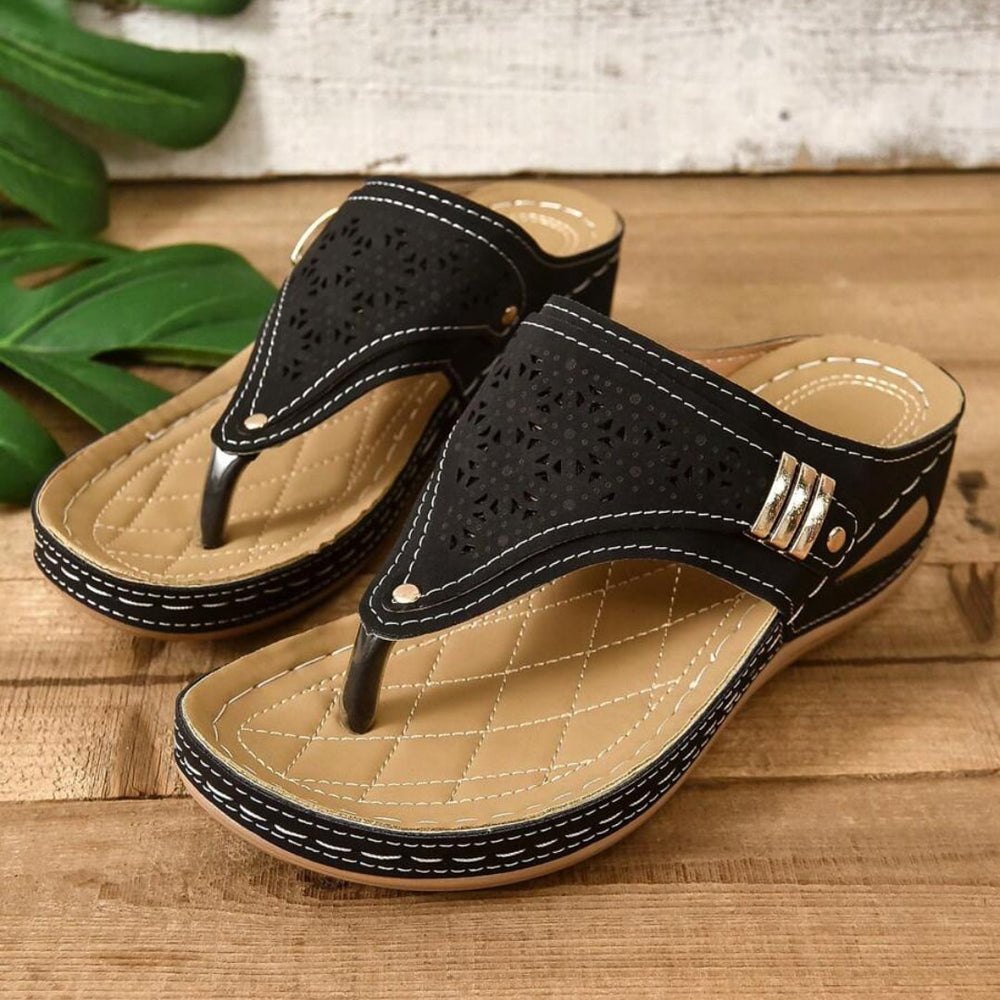 Premium Orthopedic Sandals_Black