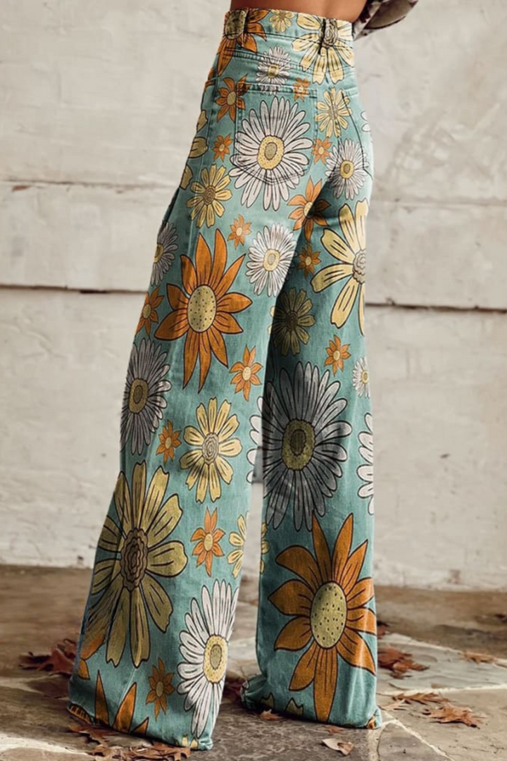 Whimsical Blooms Stylish Pants