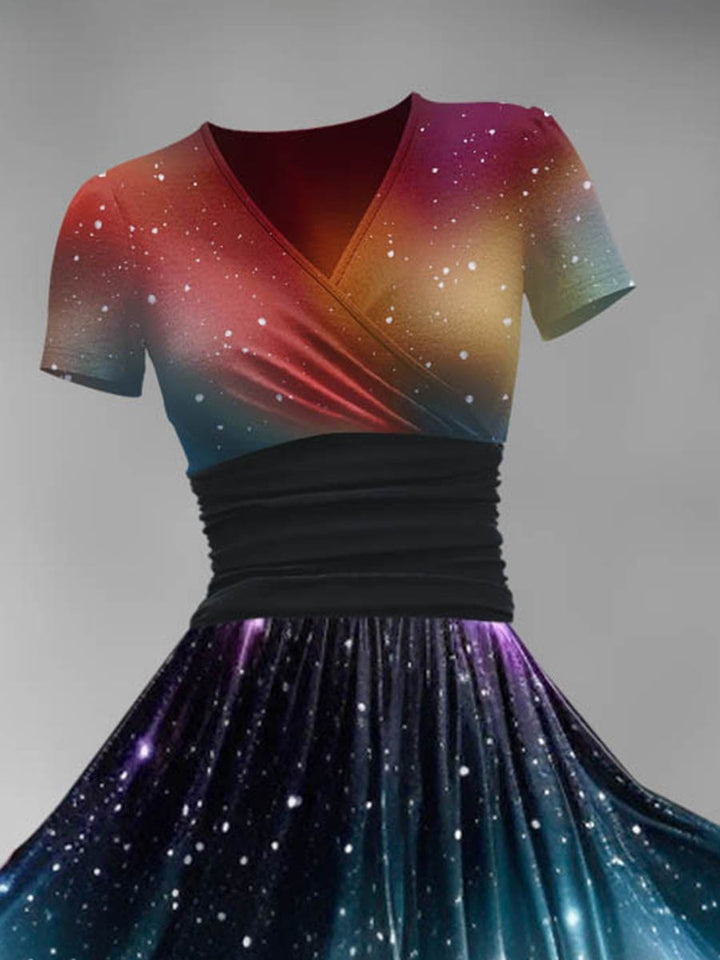 Galaxy Flare Gown