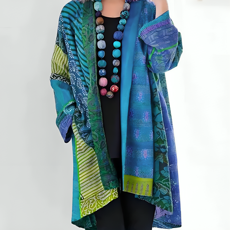 Emilia™ | Vibrant Drape Cardigan