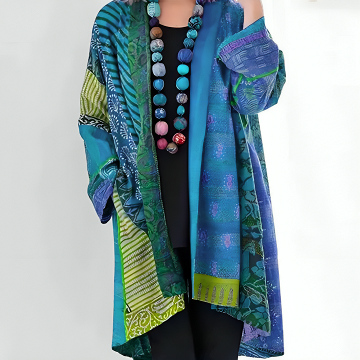 Emilia™ | Vibrant Drape Cardigan