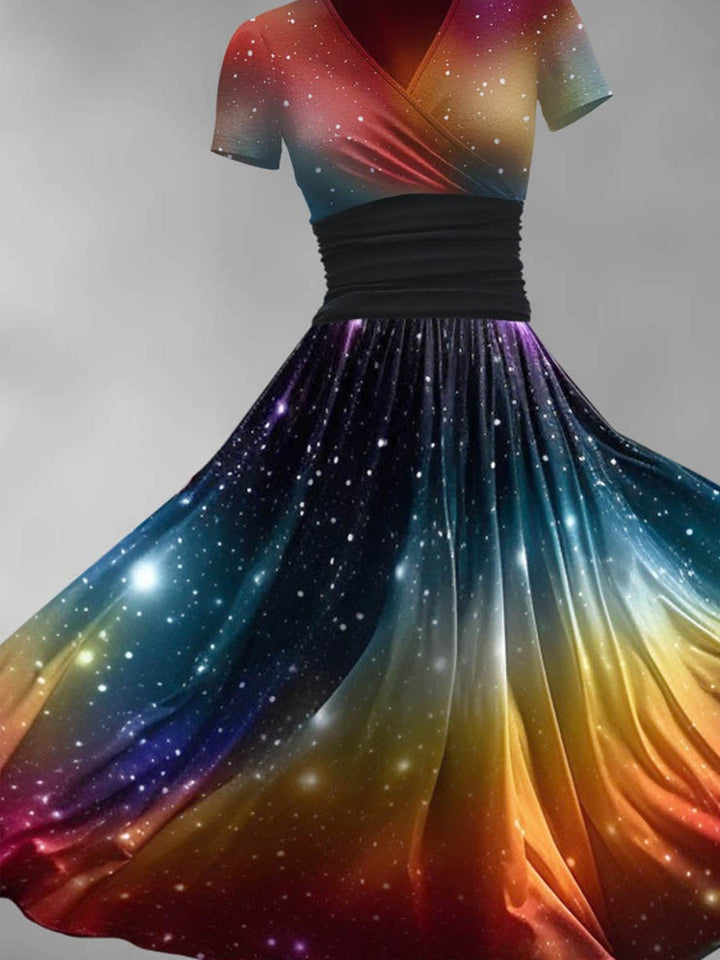 Galaxy Flare Gown