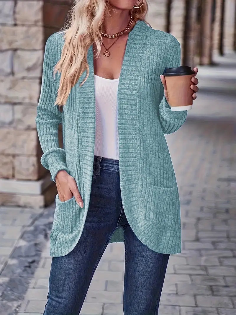Divina™ | Open-Front Knit Cardigan
