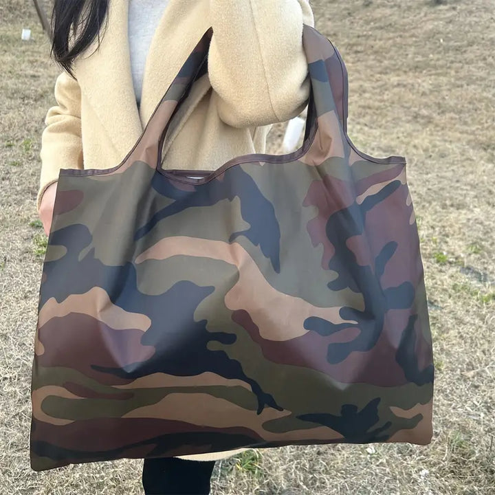 Camo Print Tote Bag