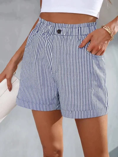 Timeless Striped Shorts_003