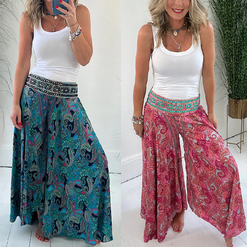 Sunset Stroll Wide-Leg Pants