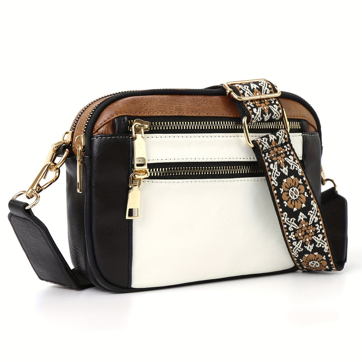 Trendy Leather Crossbody Bag