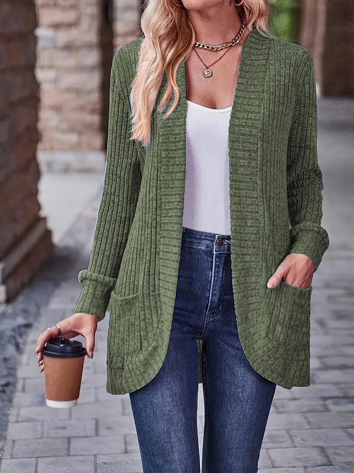 Divina™ | Open-Front Knit Cardigan