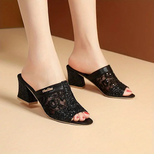 Kylie™ | Orthopedic Mesh Glitter Sandals