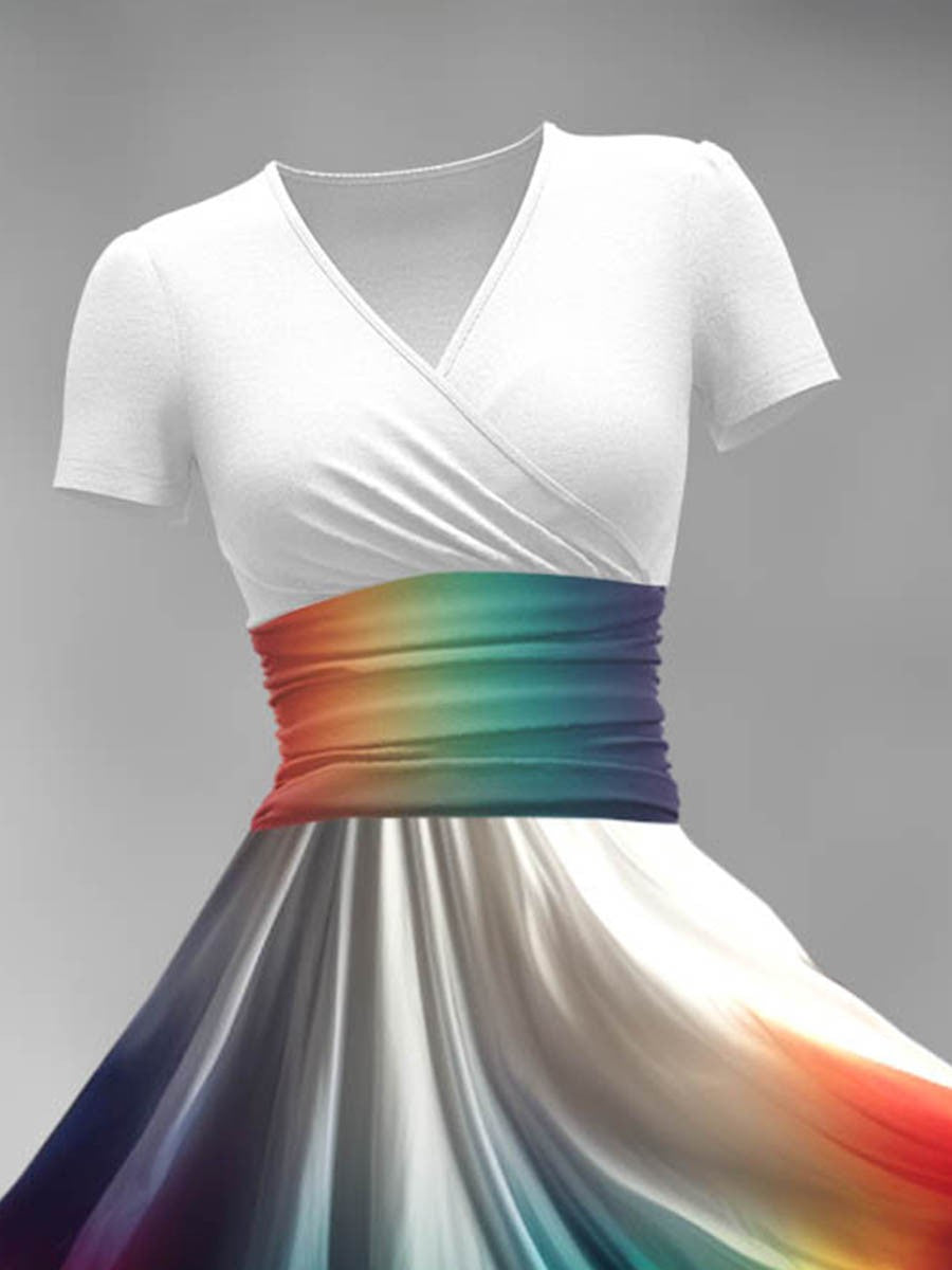 Hazel | Rainbow Burst Dress