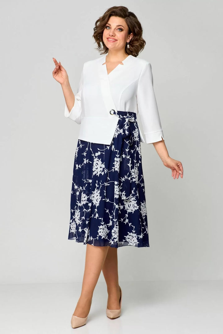 Kylie™ |  Blue-White Fresh Dress