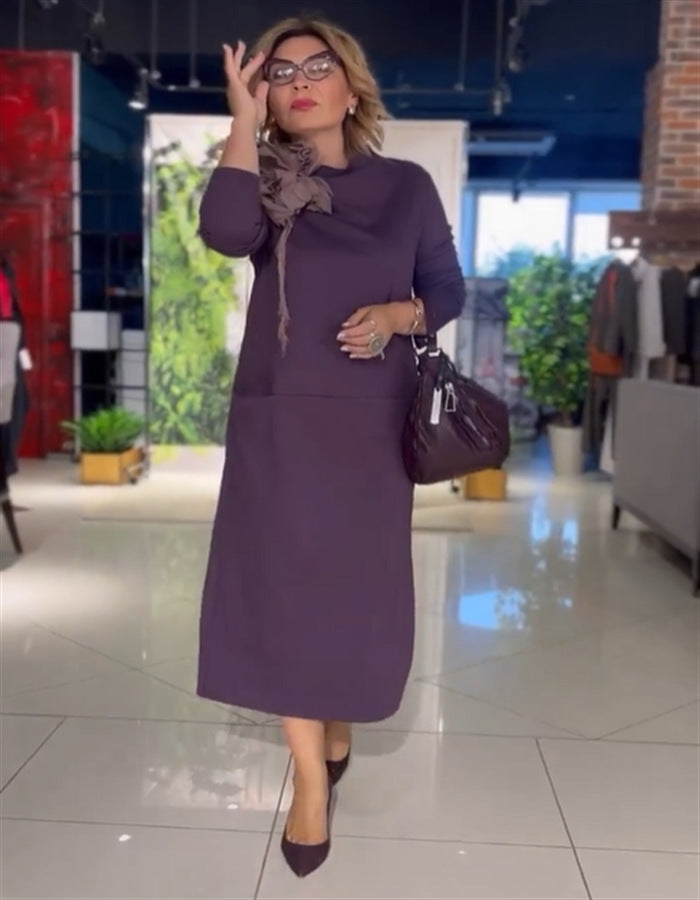 Helen™ | Mock Neck Dress