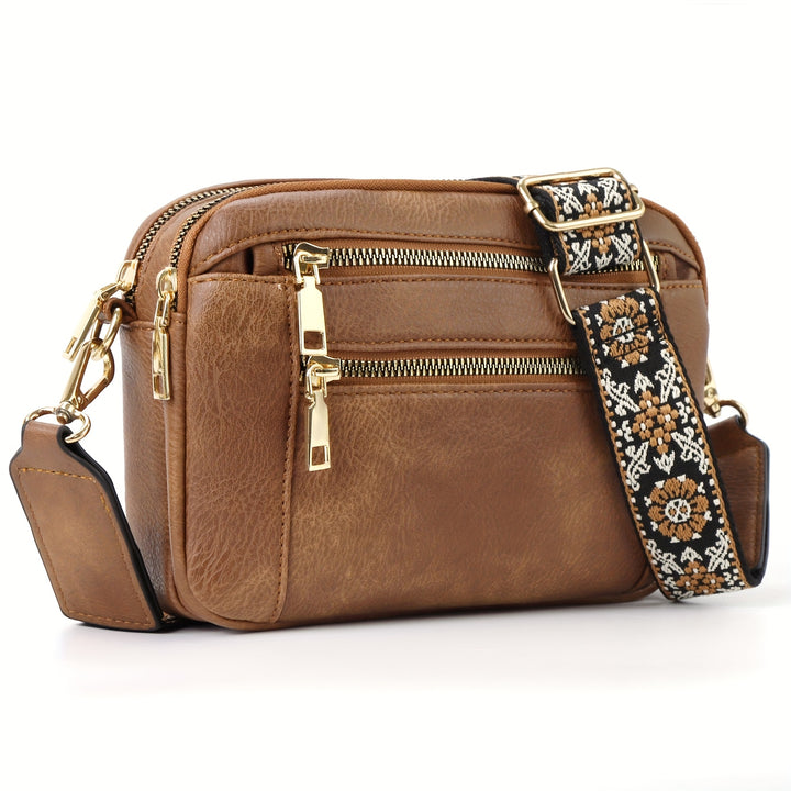 Trendy Leather Crossbody Bag