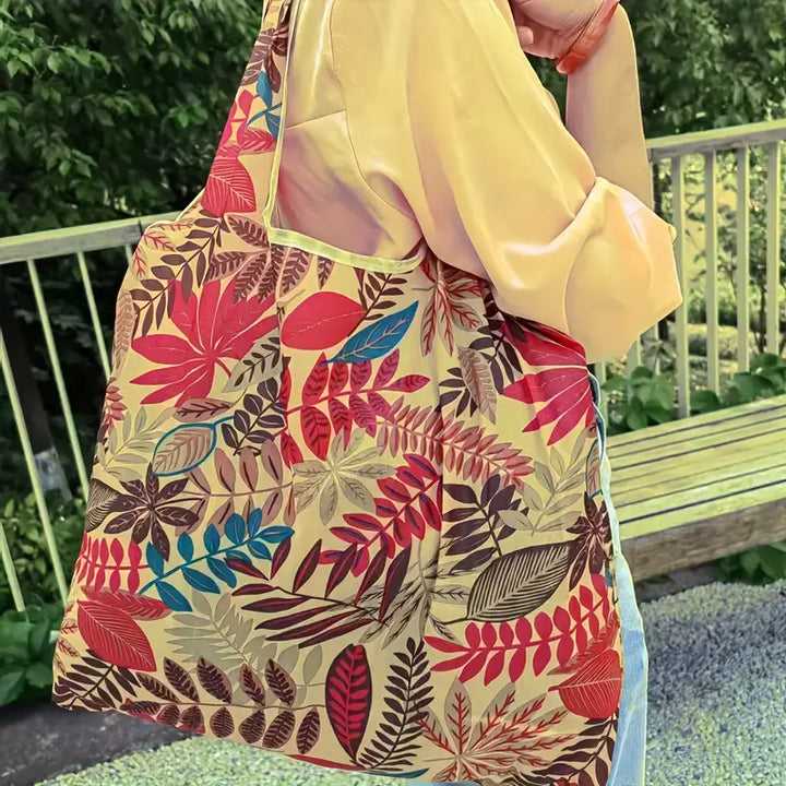 Lightweight Floral Folding Tote