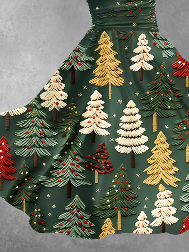 Festive Christmas Tree Dress