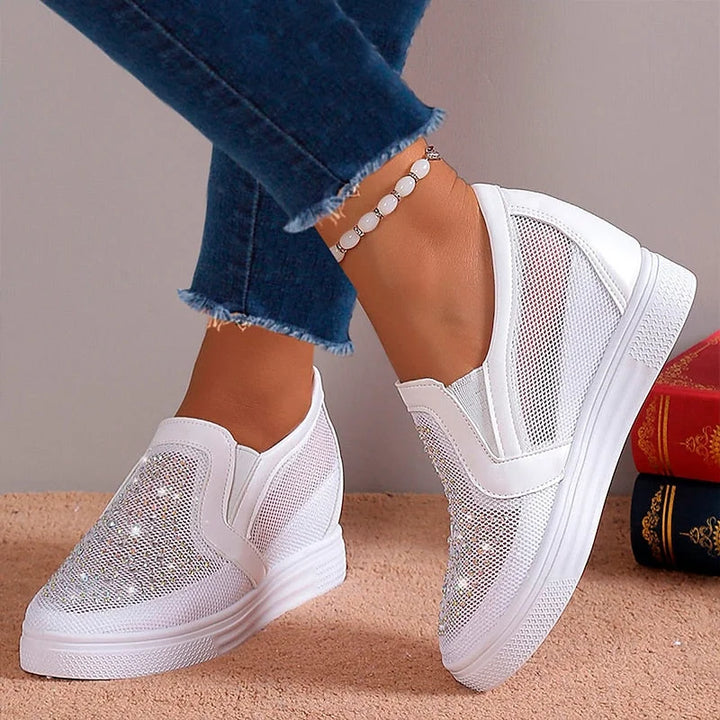 Bernice™ | Crystal Mesh Sneakers