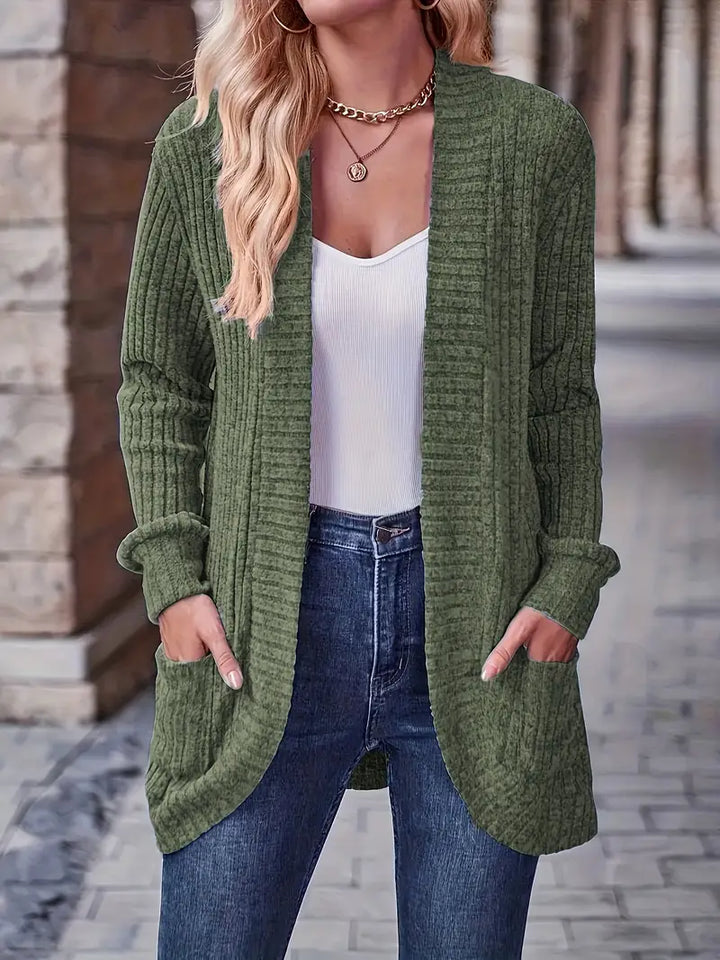 Divina™ | Open-Front Knit Cardigan