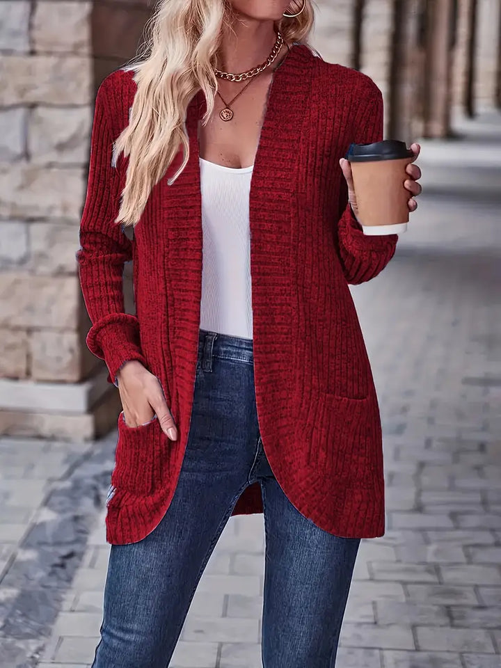 Divina™ | Open-Front Knit Cardigan