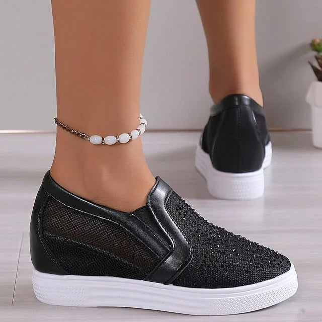 Bernice™ | Crystal Mesh Sneakers