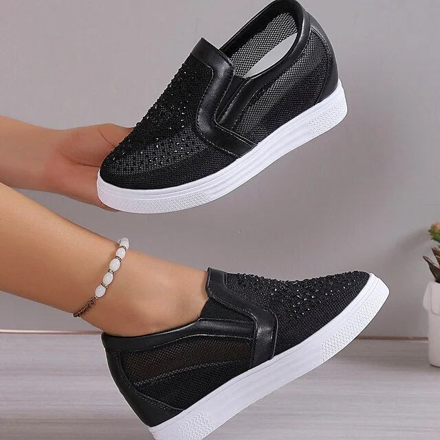 Bernice™ | Crystal Mesh Sneakers