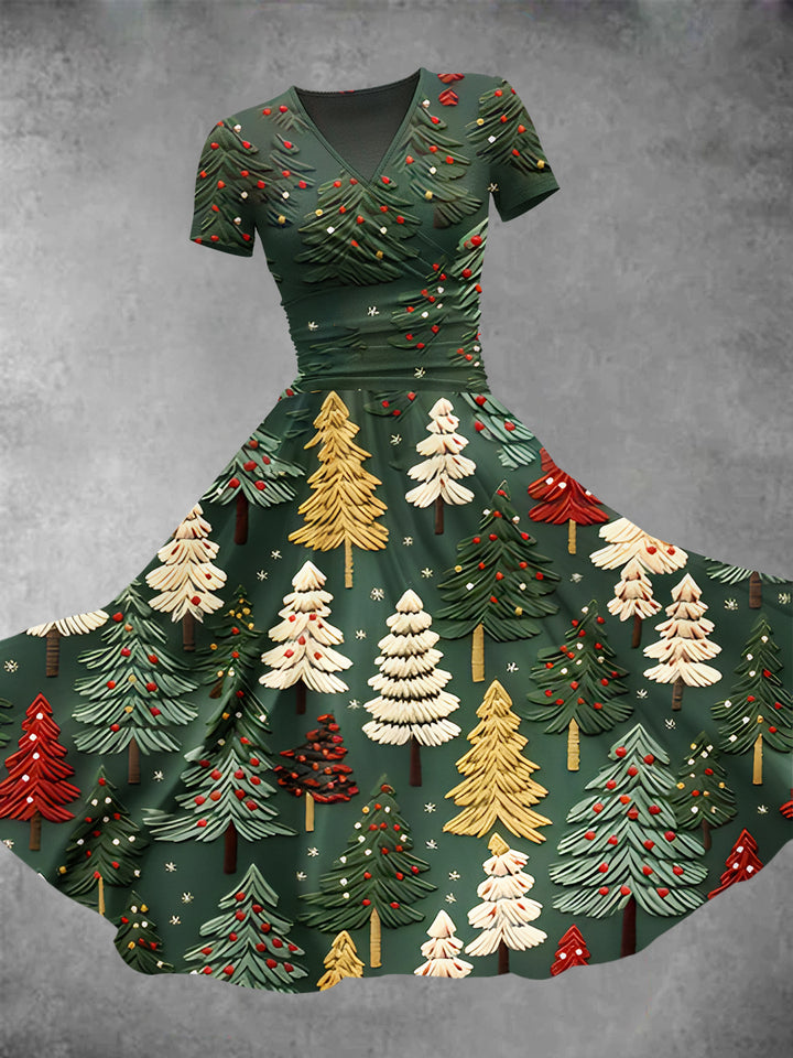 Festive Christmas Tree Dress