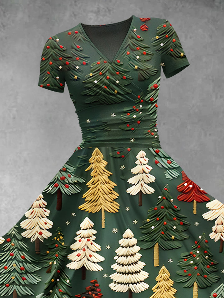 Festive Christmas Tree Dress