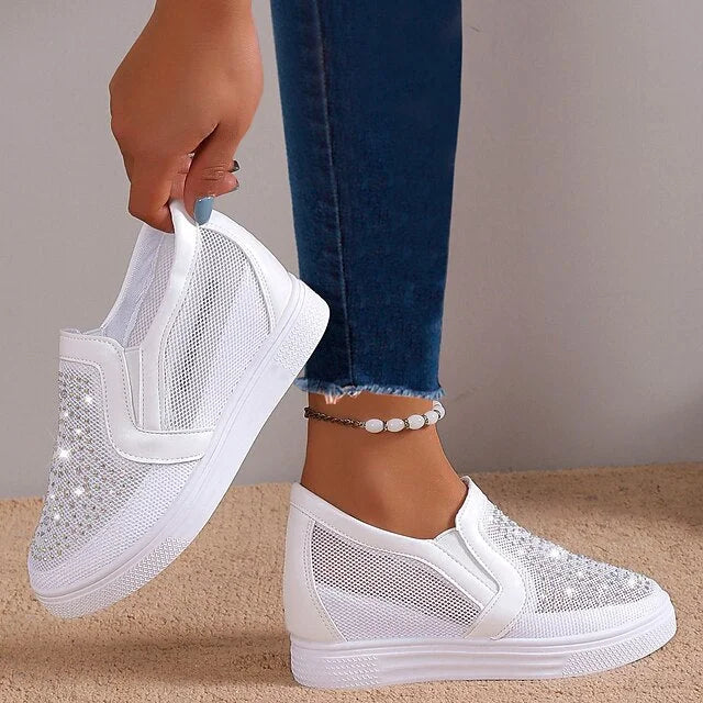 Bernice™ | Crystal Mesh Sneakers