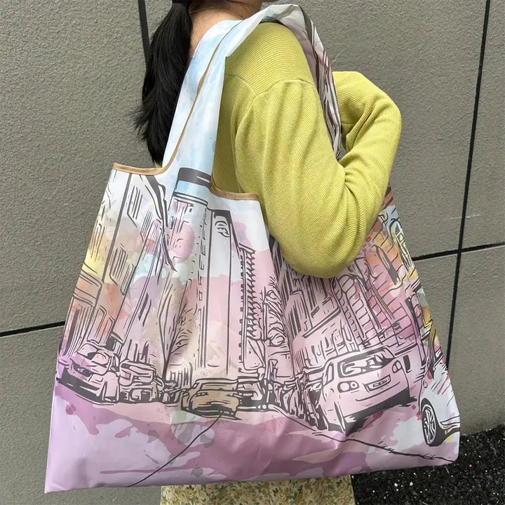 Paris-Themed Tote Bag