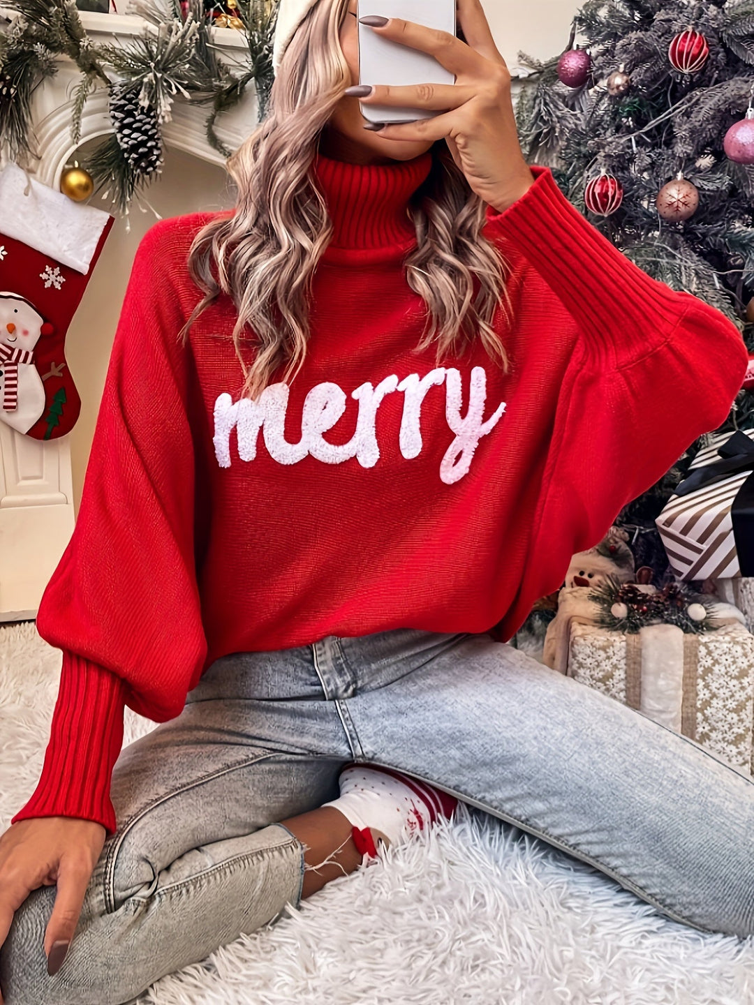 Nova | Merry Christmas Turtleneck