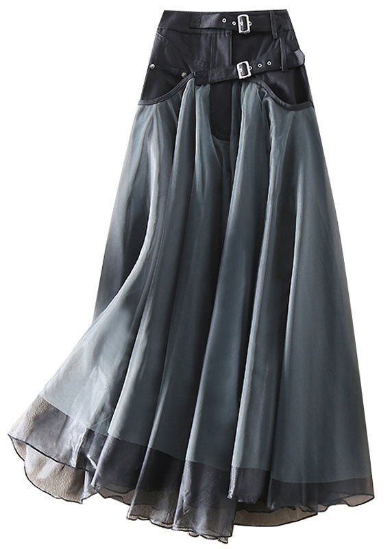 French  Patchwork Tulle Skirt