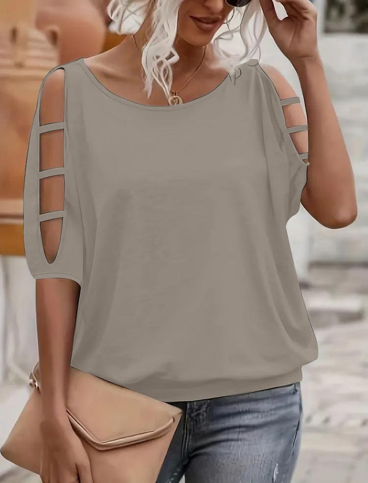 Elegant Shoulder Detail Top