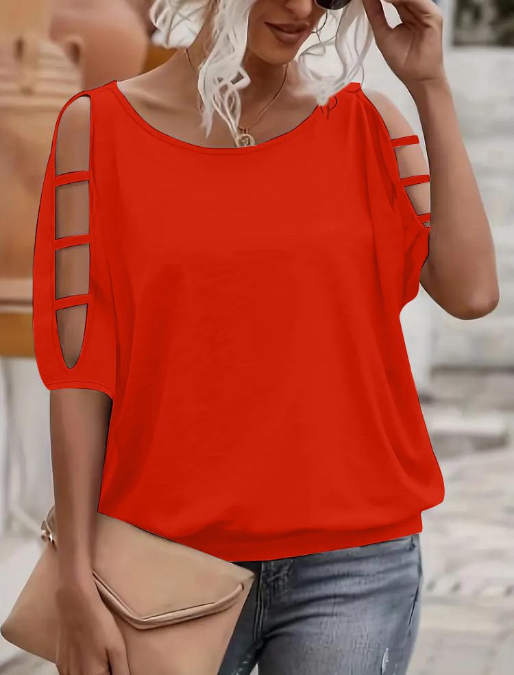 Elegant Shoulder Detail Top