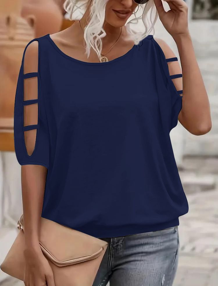 Elegant Shoulder Detail Top