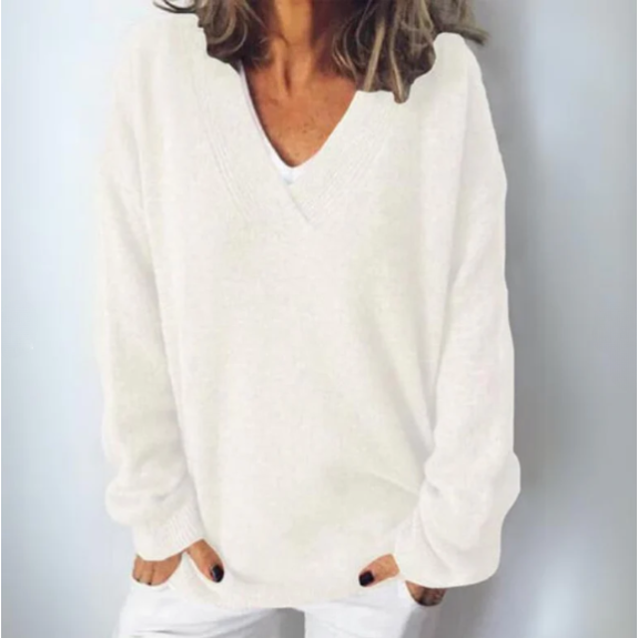 Julia™ | Classic V-Neck Sweater