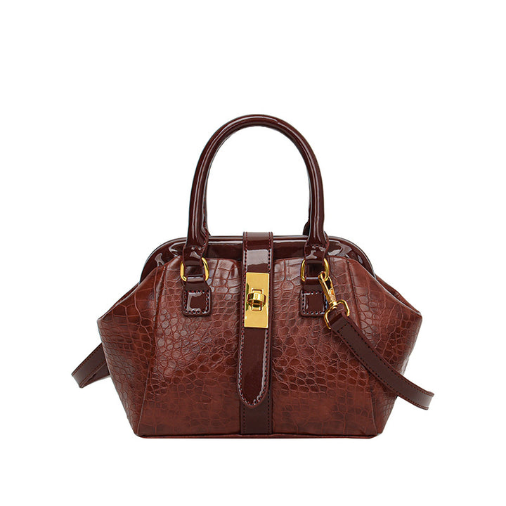 Crocodile Pattern Clip Exquisite Bag_02