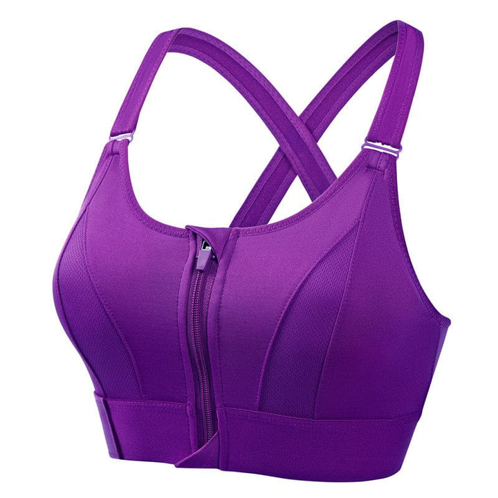 Eleanor – Comfortable Sports Bra_Purple