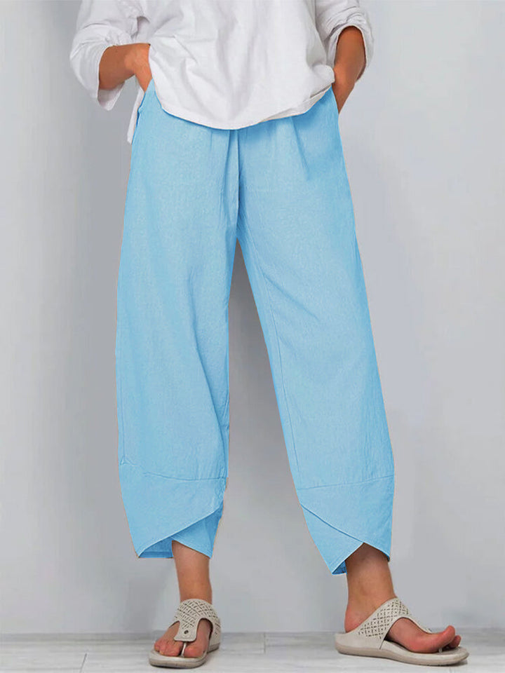 Relaxed Cotton Linen Pants