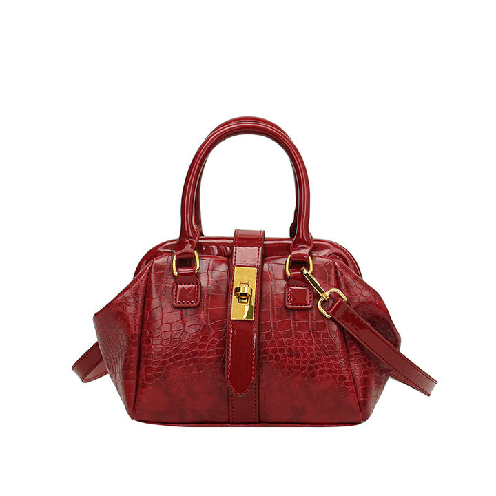 Crocodile Pattern Clip Exquisite Bag_03